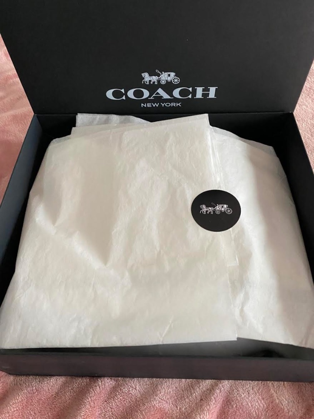 Vintage Mini Coach Tote #L2J-9509 with Dust Cover and Box - Picture 5 of 10